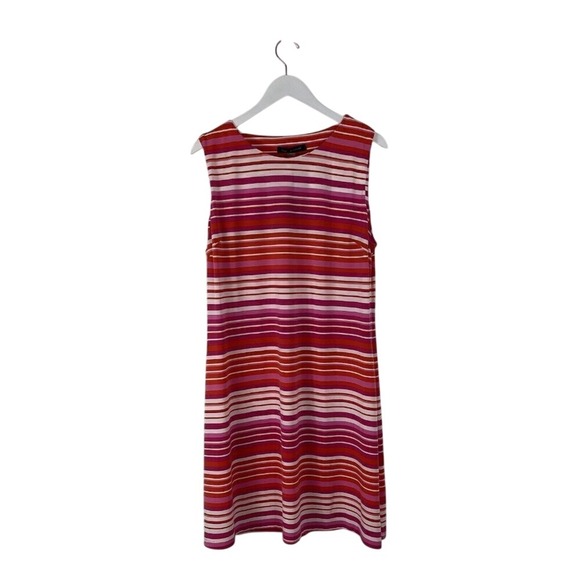 Tommy‎ Hilfiger Women's Striped Sleeveless Shift Dress Size 18 NWT - Picture 1 of 2
